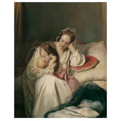 Mother's love by Josef Danhauser 1839