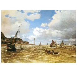 Mouth of the Seine by Claude Monet 1865