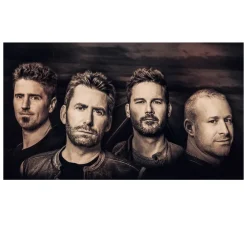 Nickelback Rock Band Members, Chad Kroeger, Daniel Adair, Mike Kroeger & Ryan Peake