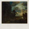 Night Landscape with a River by Aert van der Neer Printed on Canvas
