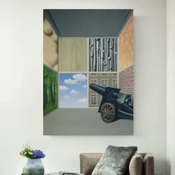 On the Threshold of Liberty by René Magritte Printed on Canvas