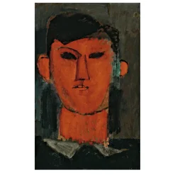 Portrait by Amedeo Modigliani 1915 of Pablo Picasso