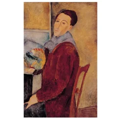 Portrait by Amedeo Modigliani 1919 Self-portrait