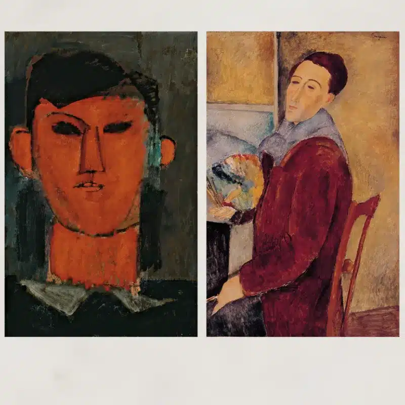 Portrait by Amedeo Modigliani Printed on Canvas