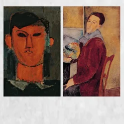 Portrait by Amedeo Modigliani Printed on Canvas
