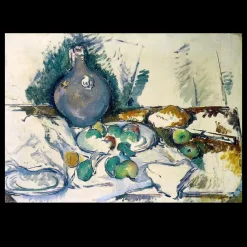Still Life With Water Jug by Paul Cézanne