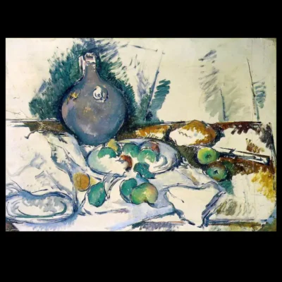 Still Life With Water Jug by Paul Cézanne