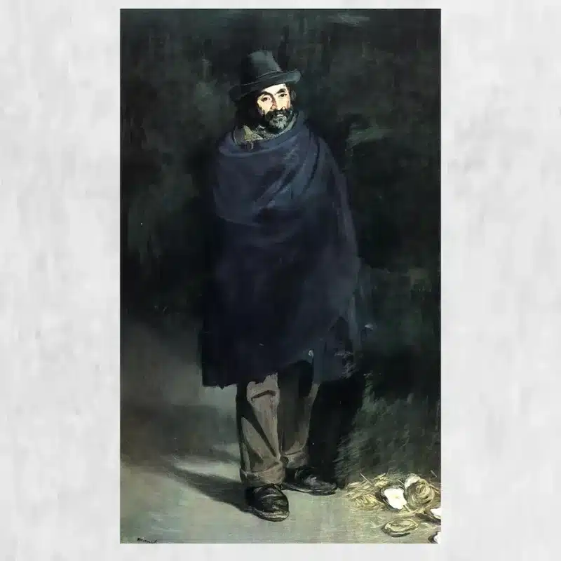 The Philosopher (Beggar with Oysters) by Édouard Manet Printed on Canvas