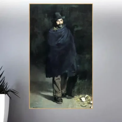 The Philosopher (Beggar with Oysters) by Édouard Manet Printed on Canvas