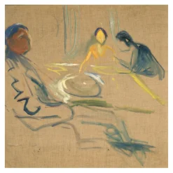 The Wedding of the Bohemian by Edvard Munch 1920