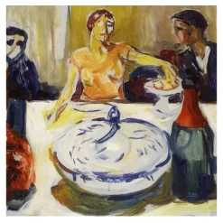 The Wedding of the Bohemian by Edvard Munch 1920