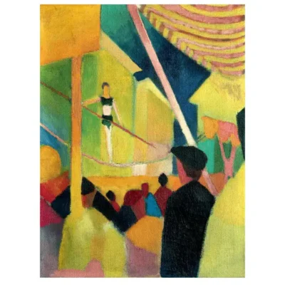 Tightrope Walker by August Macke 1913