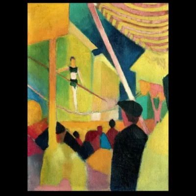Tightrope Walker by August Macke 1913