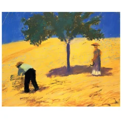 Tree in the Cornfield by August Macke 1907