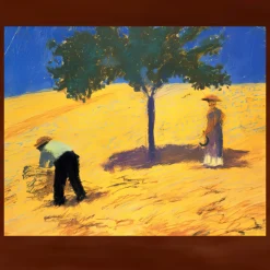 Tree in the Cornfield by August Macke 1907