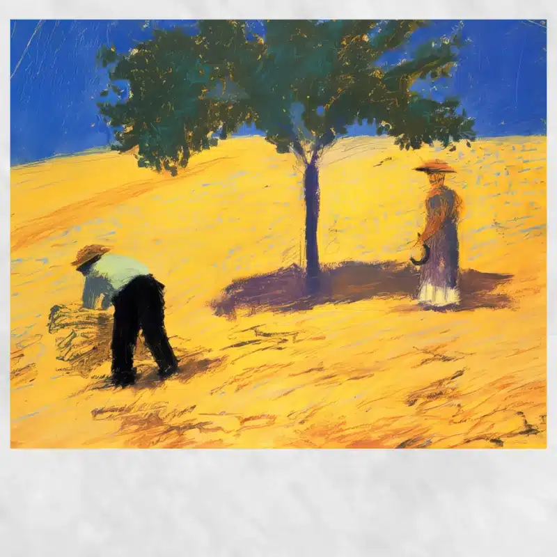 Tree in the Cornfield by August Macke Printed on Canvas