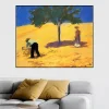 Tree in the Cornfield by August Macke Printed on Canvas