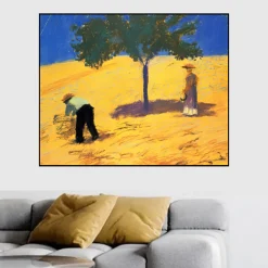 Tree in the Cornfield by August Macke Printed on Canvas