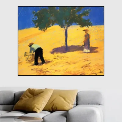 Tree in the Cornfield by August Macke Printed on Canvas