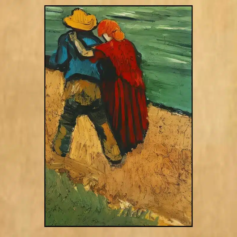 Two Lovers by Vincent van Gogh Printed on Canvas