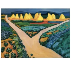 Vegetable Fields by August Macke 1911