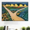 Vegetable Fields by August Macke Printed on Canvas
