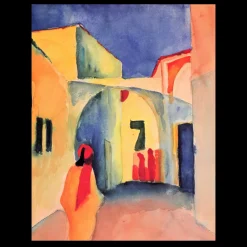 View Into a Lane by August Macke 1914