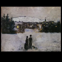 View of the City on a Winter's Day by Edvard Munch 1882