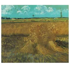 Wheat Field with Sheaves by Vincent van Gogh 1888
