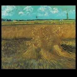 Wheat Field with Sheaves by Vincent van Gogh 1888