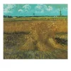 Wheat Field with Sheaves by Vincent van Gogh Printed on Canvas