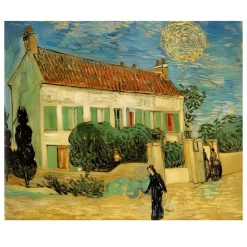 White House at Night by Vincent van Gogh 1890