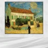 White House at Night by Vincent van Gogh Printed on Canvas