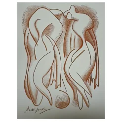Olexandr Archipenko 1950 Bathers