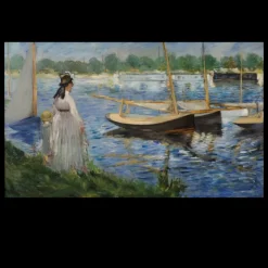 Banks of the Seine at Argenteuil by Édouard Manet 1874