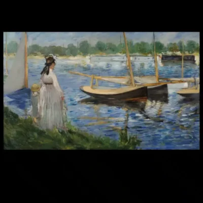 Banks of the Seine at Argenteuil by Édouard Manet 1874