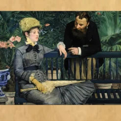 In the Conservatory by Édouard Manet 1879