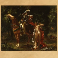 Marphise by Eugène Delacroix 1852