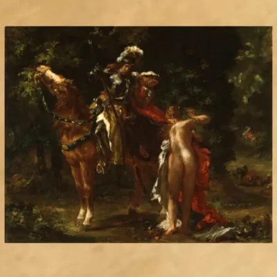 Marphise by Eugène Delacroix 1852