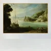 Mountainous Seashore by Paul Bril Printed on Canvas