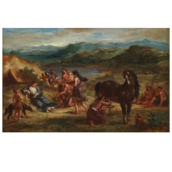 Ovid Among the Scythians by Eugène Delacroix 1862