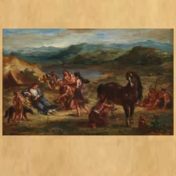 Ovid Among the Scythians by Eugène Delacroix 1862