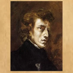 Portrait of Chopin by Eugène Delacroix 1838