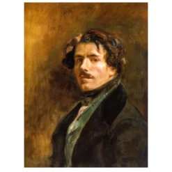 Self-portrait by Eugène Delacroix 1837