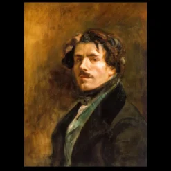 Self-portrait by Eugène Delacroix 1837