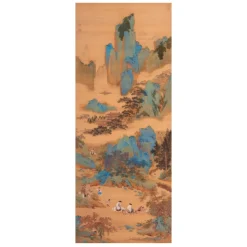 The Emperor Guangwu Fording a River by Qiu Ying c1535