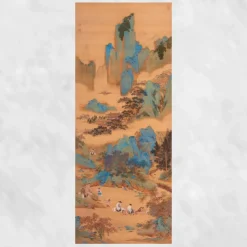 The Emperor Guangwu Fording a River by Qiu Ying c1535
