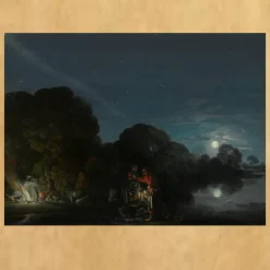 The Flight into Egypt by Adam Elsheimer 1609