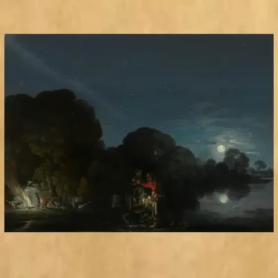The Flight into Egypt by Adam Elsheimer 1609