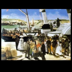 The Folkstone Boat, Boulogne by Édouard Manet 1869